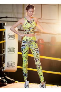 Leggings com padrão estampado