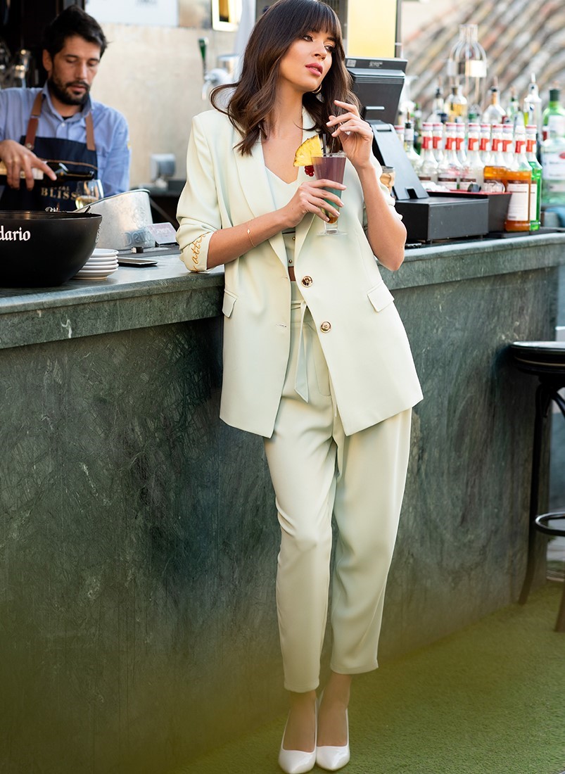 Paperbag waist pants