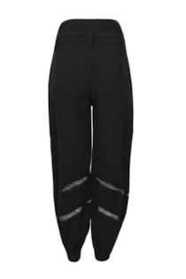 Combined linen pants
