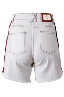Calções bermuda mom fit