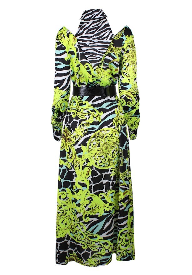 Vestido camiseiro cut out
