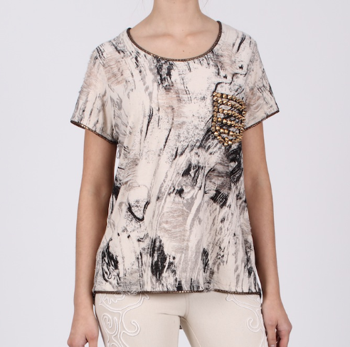 T-shirt com bolso