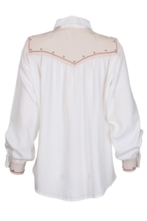 Camisa vaquera combinada