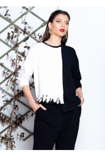 Sweatshirt color block