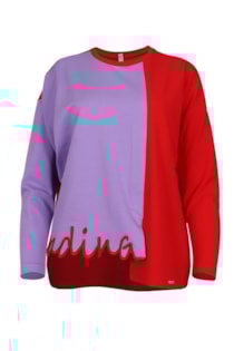 Sweatshirt color block