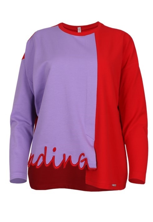 Sweatshirt color block