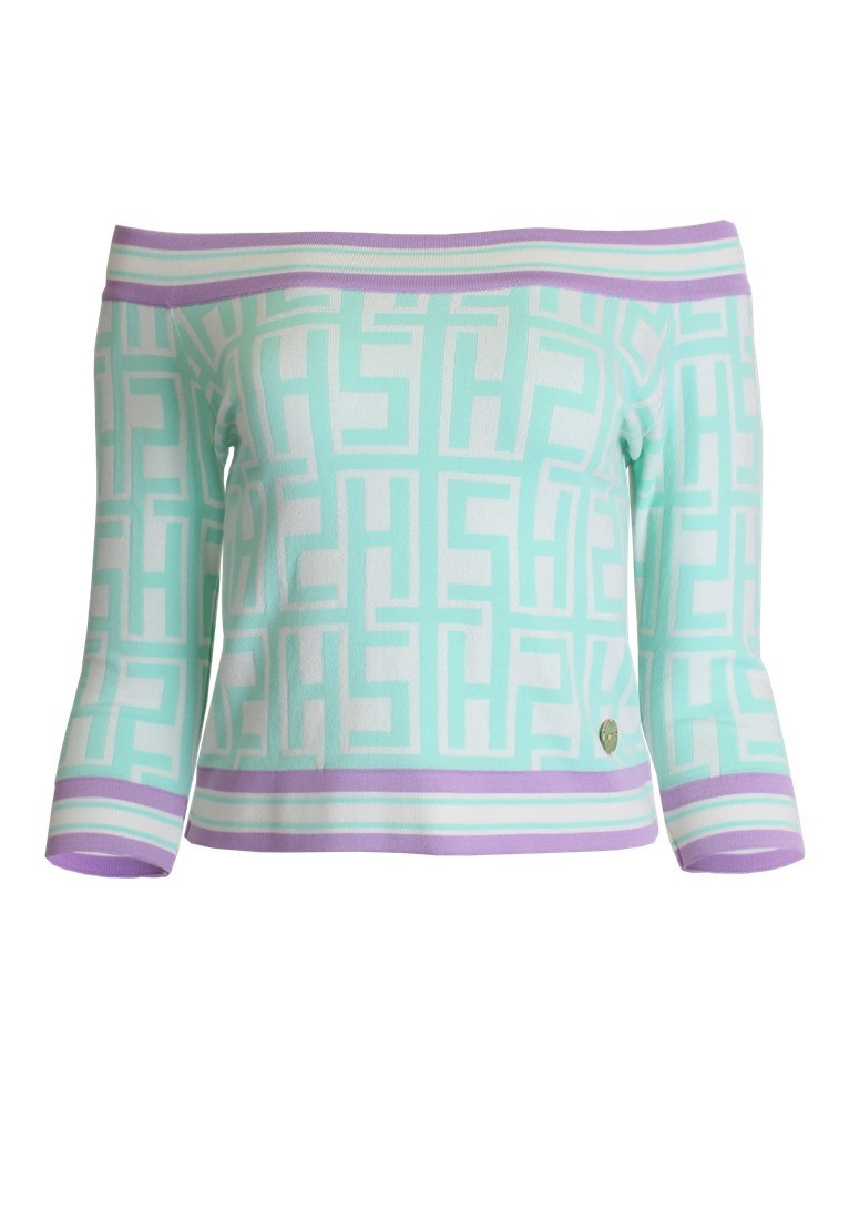 Camisola gola reta