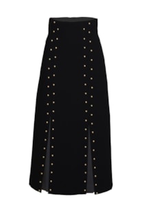 Midi skirt with opening