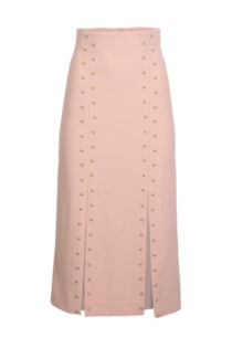 Midi skirt with opening