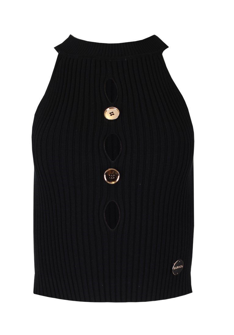 Top halter curto