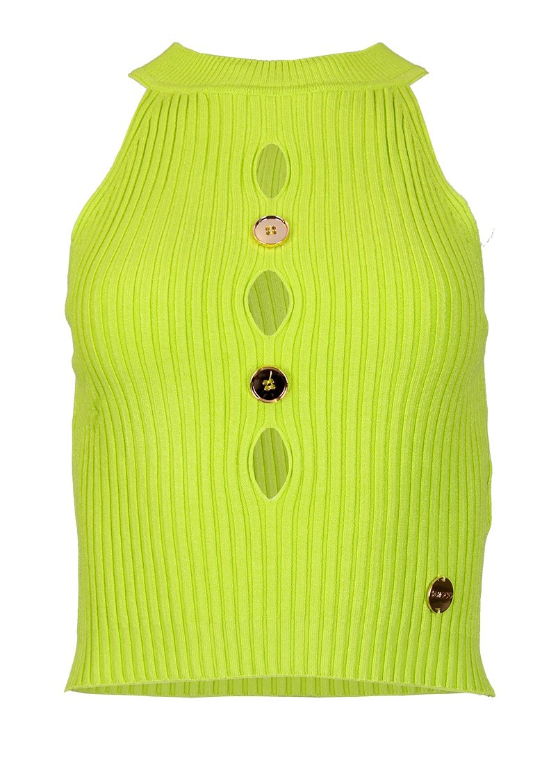 Top halter curto