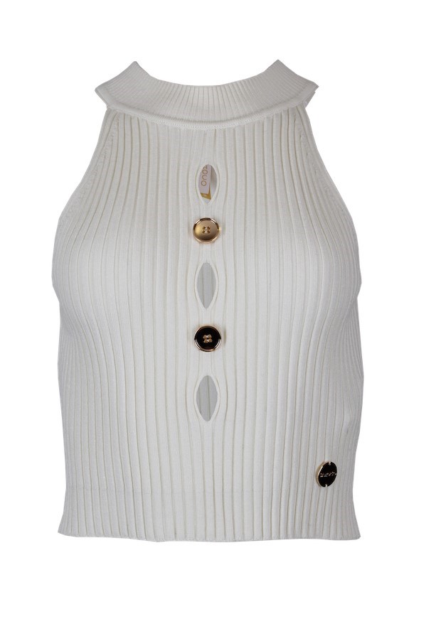 Top halter curto