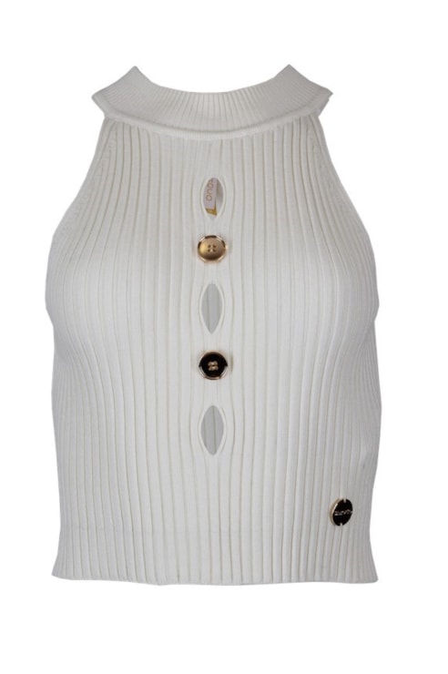 Top halter curto