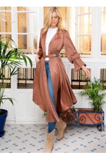 Vestido com cinto