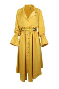 Vestido com cinto