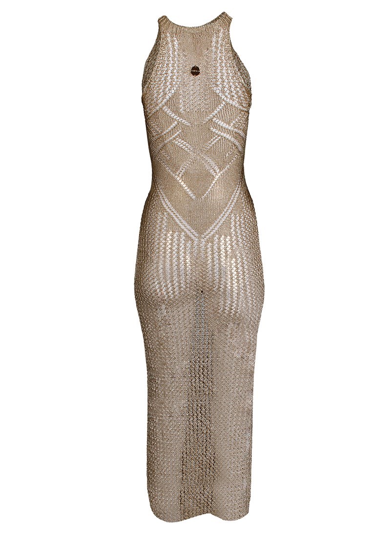 Long knitted dress
