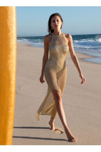 Long knitted dress
