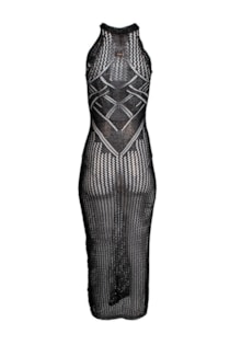 Long knitted dress