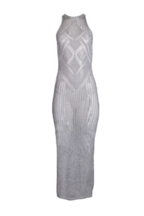 Long knitted dress