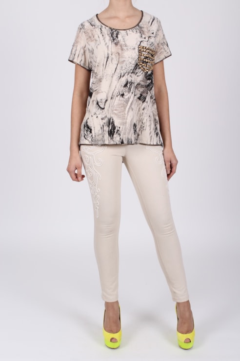 Embroidered jeans