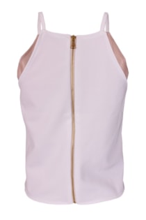 Top cropped de alças