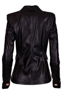 Blazer cruzado com botões