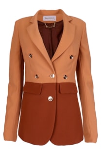 Blazer bicolor