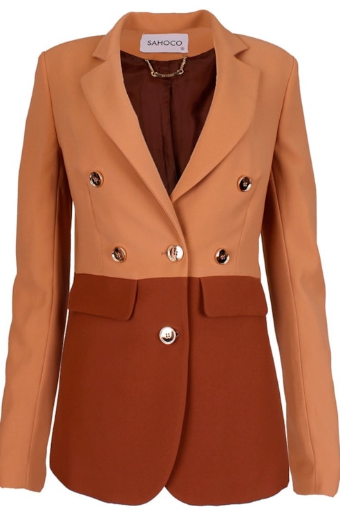 Blazer bicolor