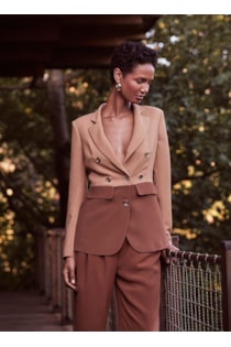 Blazer bicolor