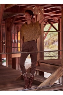 Pantalones pitillo con pinzas