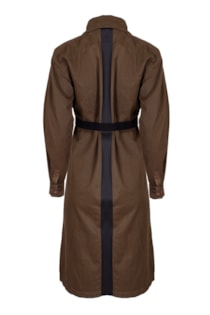 Vestido camiseiro com cinto