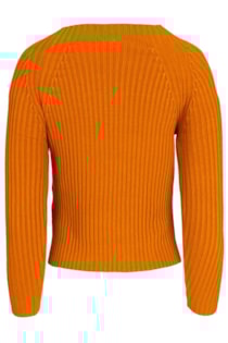 Camisola canelada de tricot