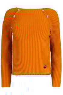 Camisola canelada de tricot
