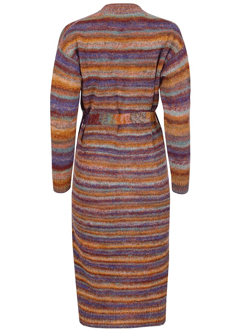 Casaco comprido de tricot