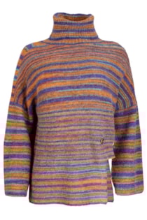 Camisola assimétria de tricot