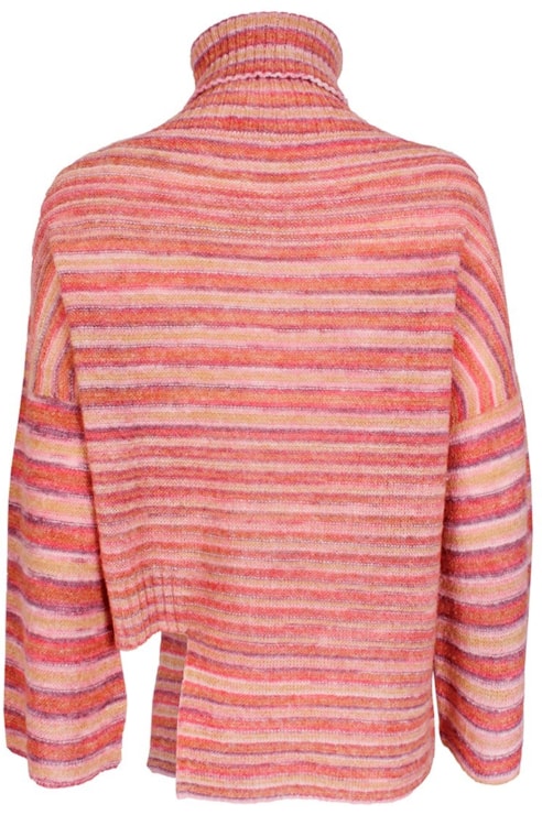 Camisola assimétria de tricot