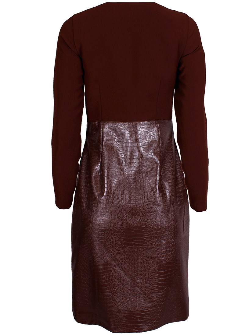 Vestido combinado