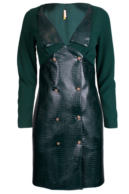 Vestido combinado