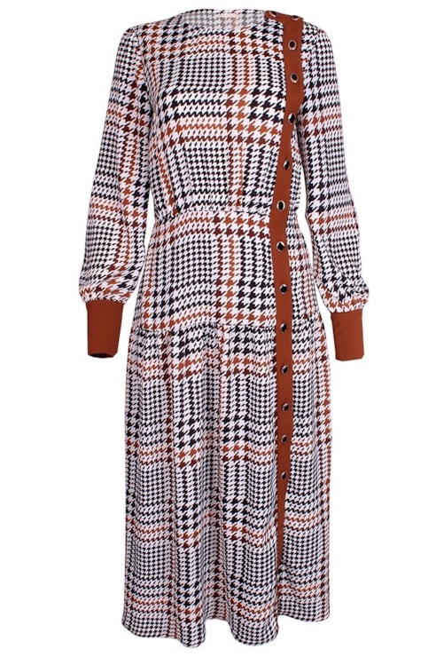 Printed cross dress