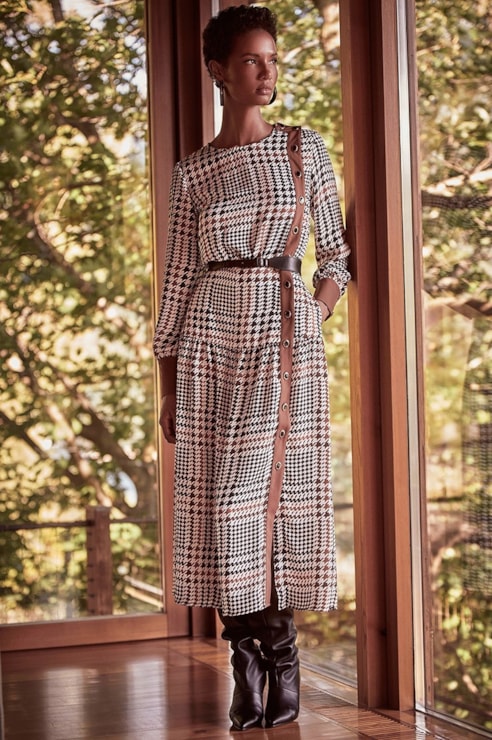 Printed cross dress