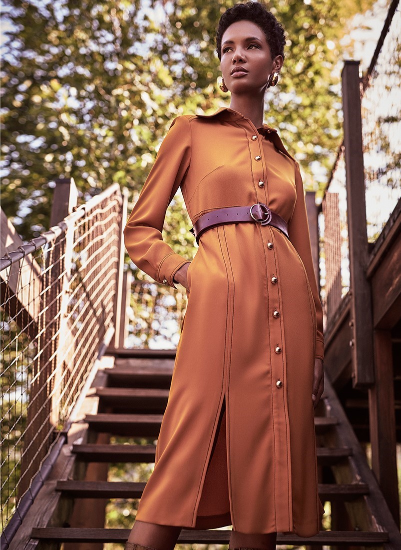 Vestido estilo camisa