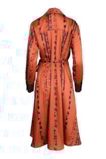 Vestido cruzado midi