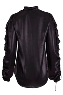 Blusa com folhos