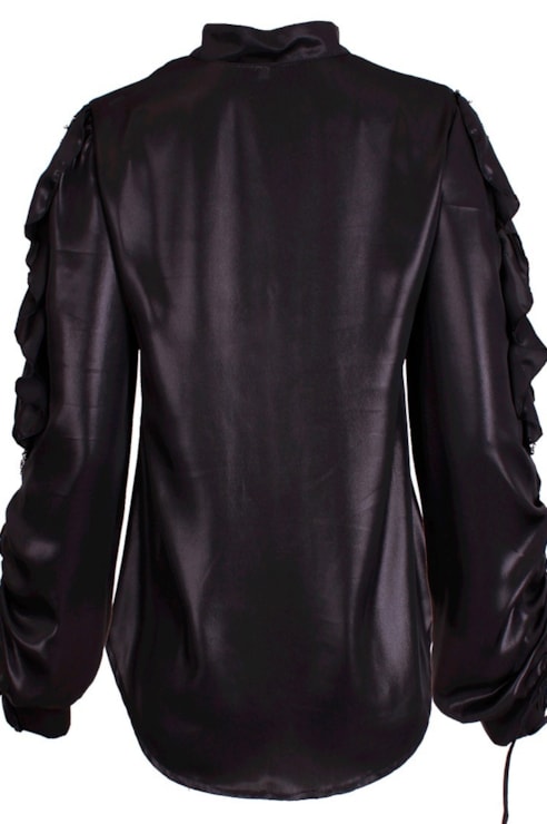 Blusa com folhos