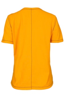 T-shirt com pesponto em contraste