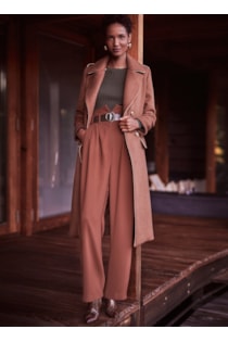 Long coat with pockets