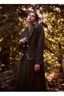 Long coat with pockets