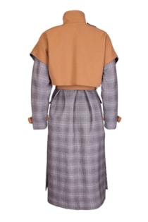 Trench coat com cinto