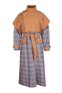 Trench coat com cinto
