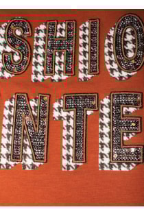 T-shirt with sequins